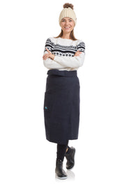 The Indigo Herringbone