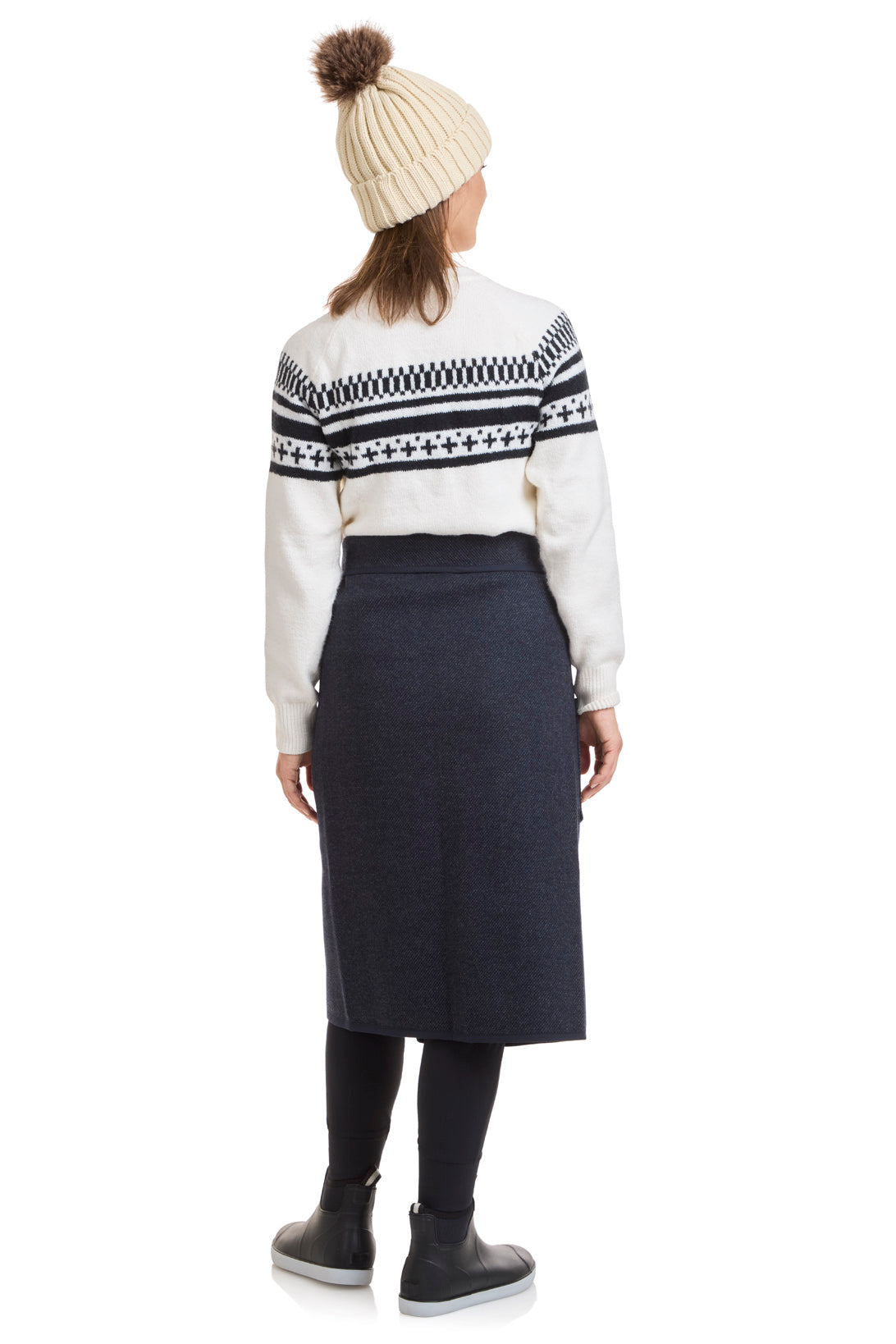 The Indigo Herringbone