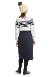 The Indigo Herringbone