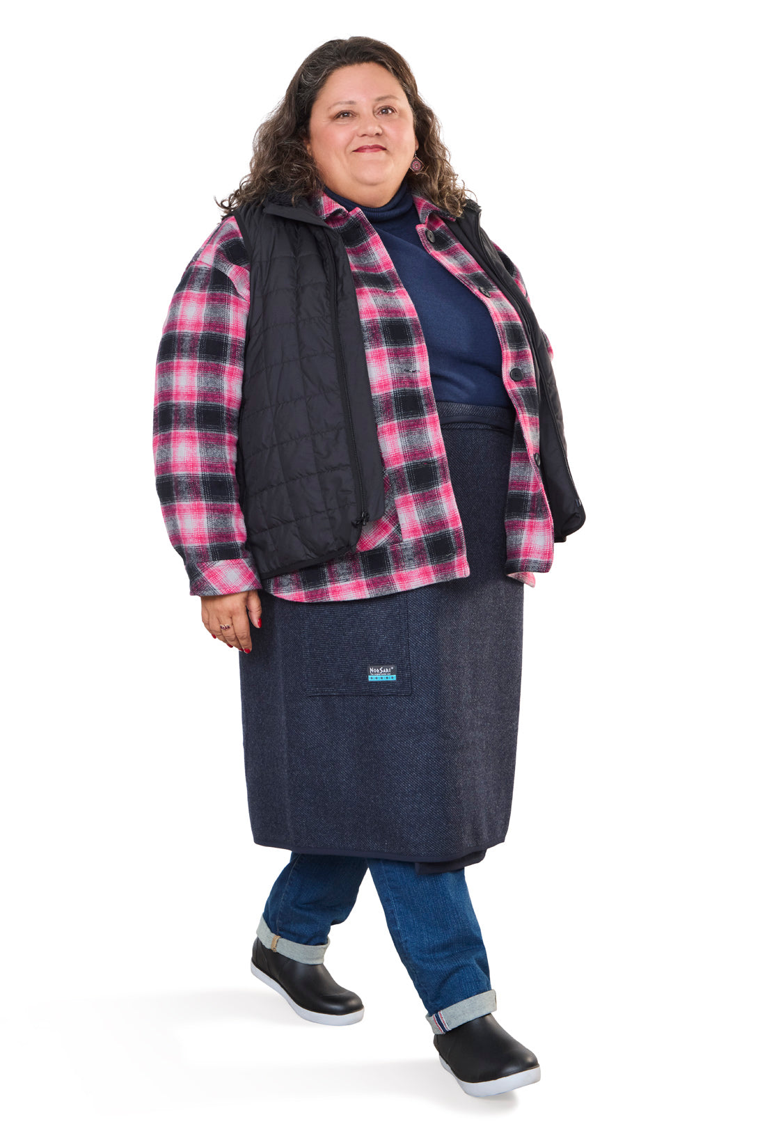 The Indigo Herringbone